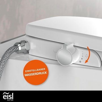 Eisl Dusch-WC-Sitz Bidet Einsatz, Absenkautomatik, Schnellverschluss