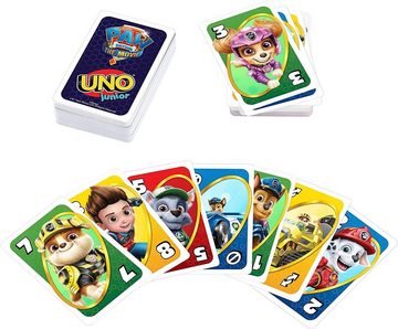 Mattel® Spiel, UNO Junior Paw Patrol Kartenspiel, Für Kinder ab 3 Jahren.