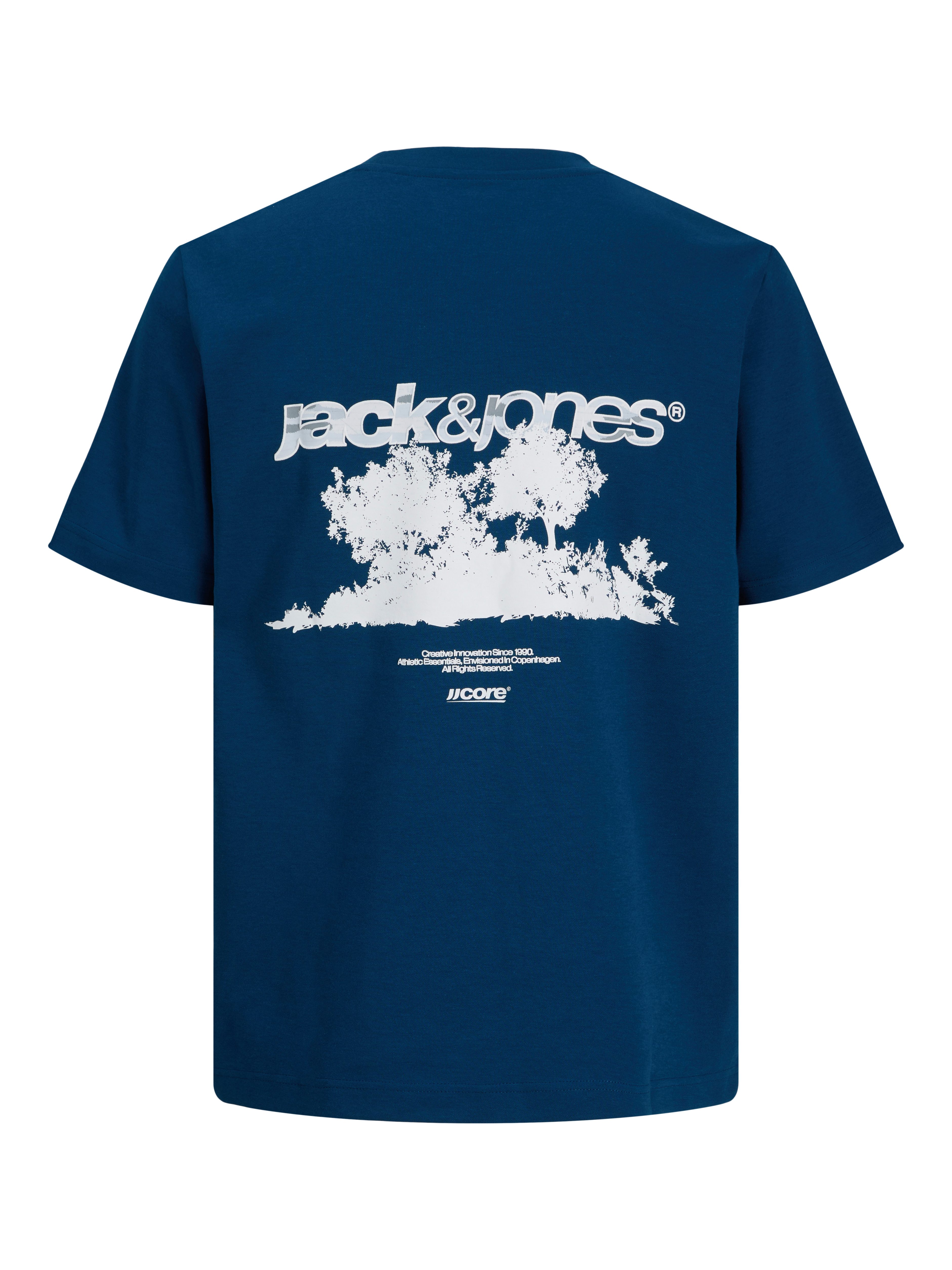Jack & Jones T-Shirt JCOBREEZE BACK PRINT TEE SS CREW EA26 günstig online kaufen