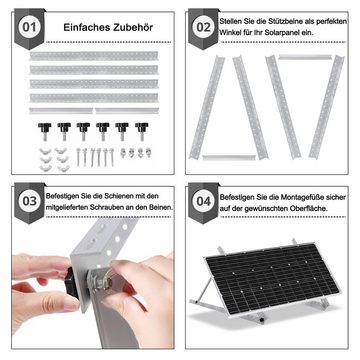 AUFUN 1 Paar Universal Solarmodul Halterung Solarmodul-Halterung