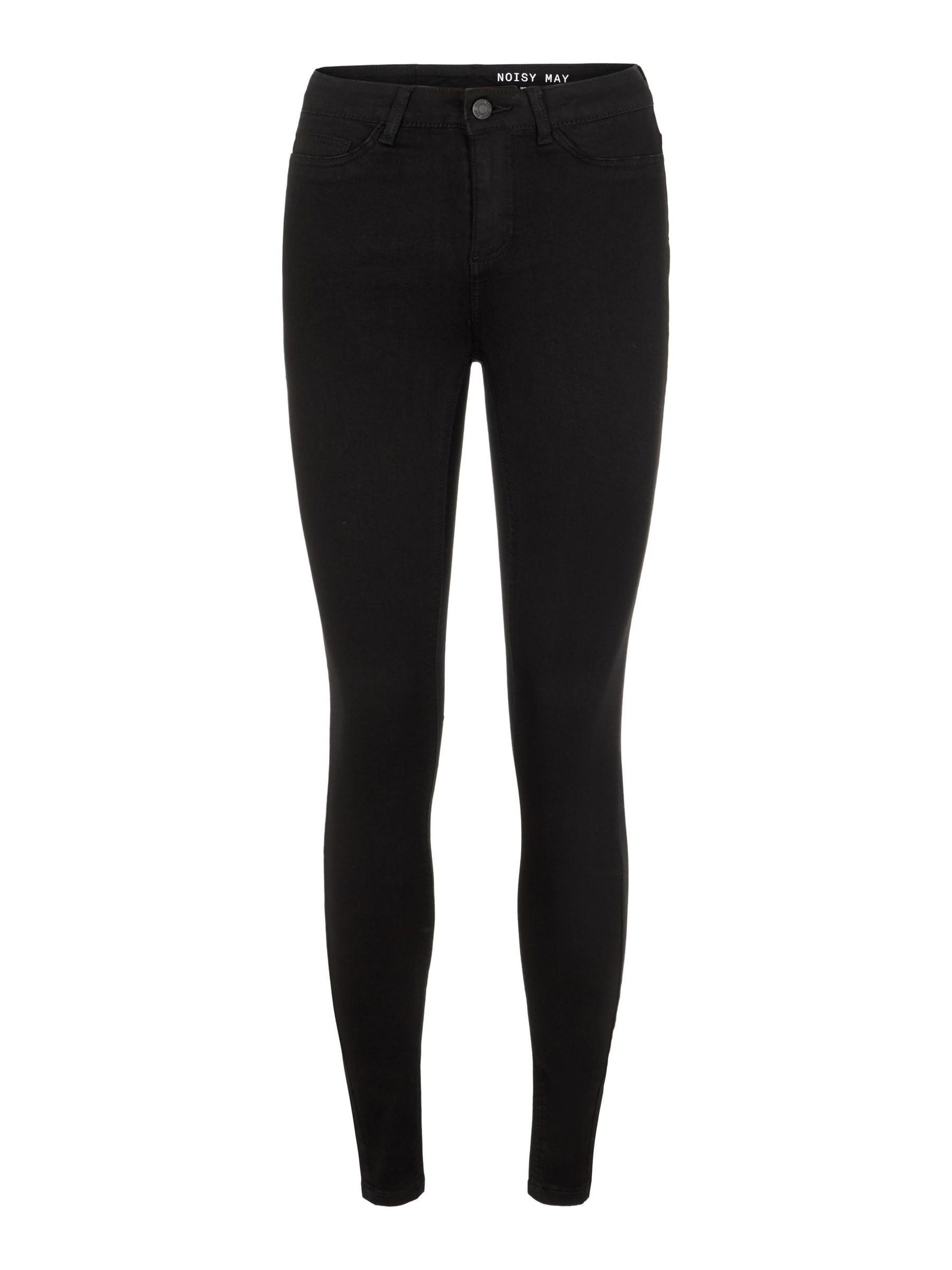 Noisy may Skinny-fit-Jeans Skinny Fit Jeans NMCALLIE für Damen NMCALLIE HW SKINNY BLACK JEANS NOOS