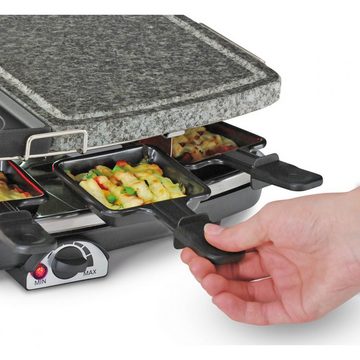 Cloer Raclette Raclettegrill 6435 mit Naturstein und Aluminium-Druckgussplatte