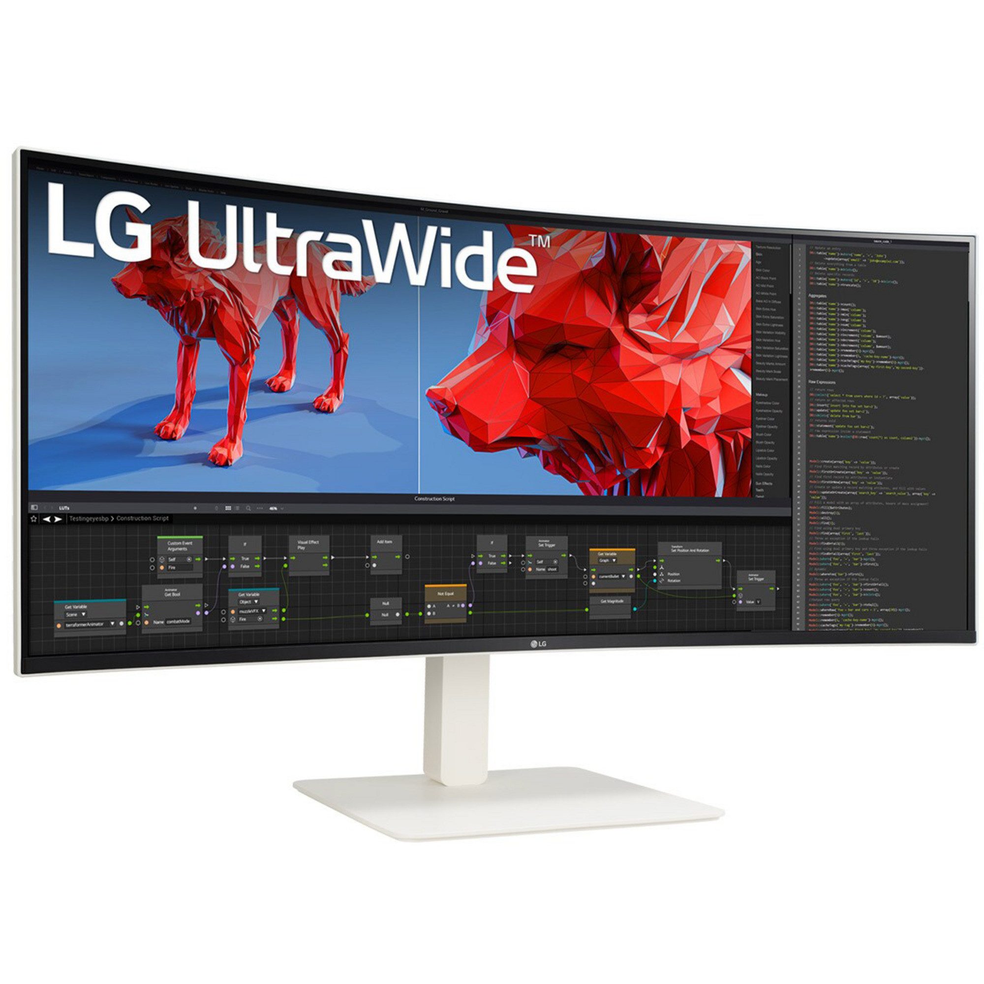 LG LG UltraWide 38BR85QC-W, LED-Monitor, (WQHD+, TFT-Monitor (3840 x 1600 px)