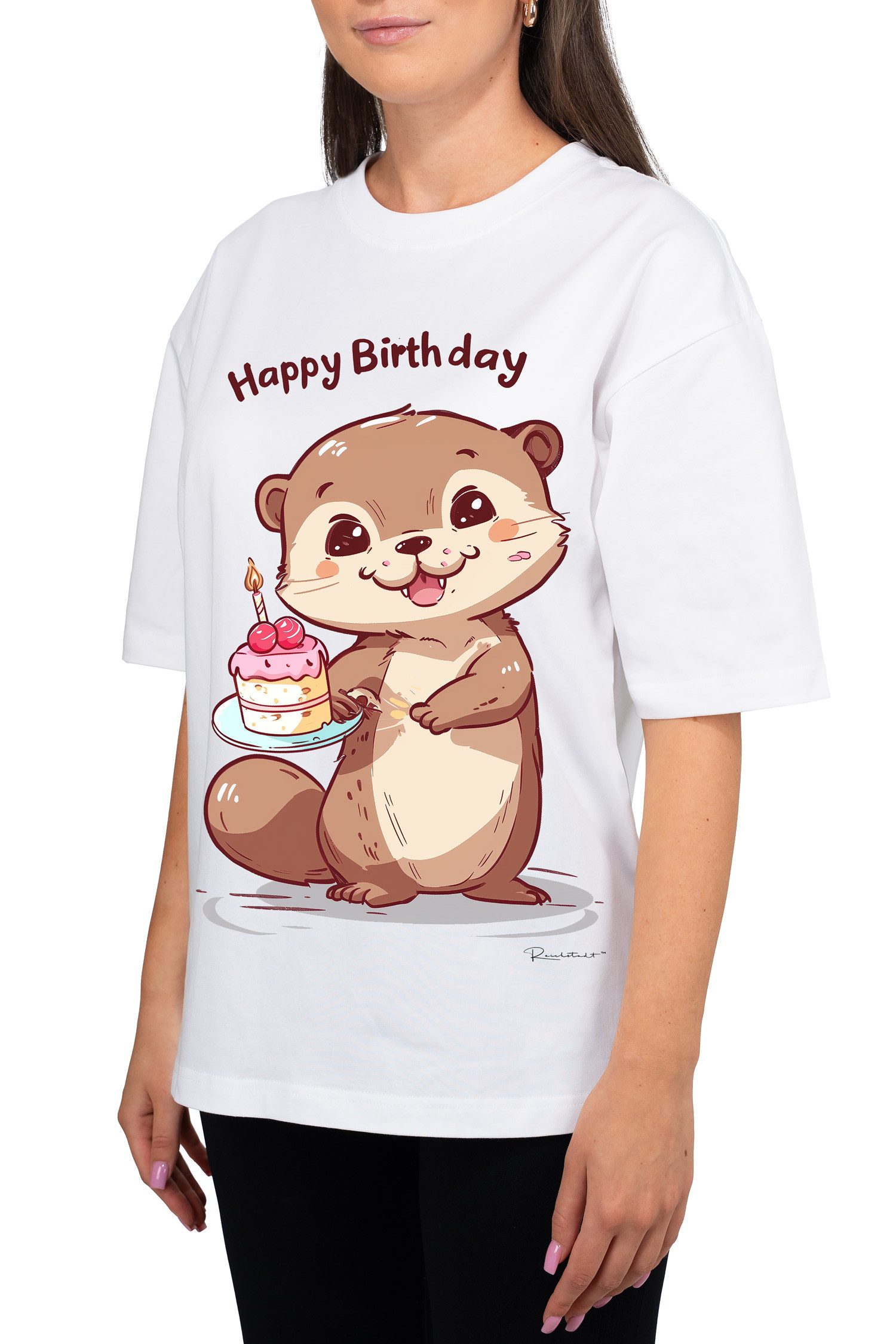 Reichstadt Print-Shirt Damen Oversized Kurzarmshirt 24RSW057 Verschiedene trendige und stilvolle Prints