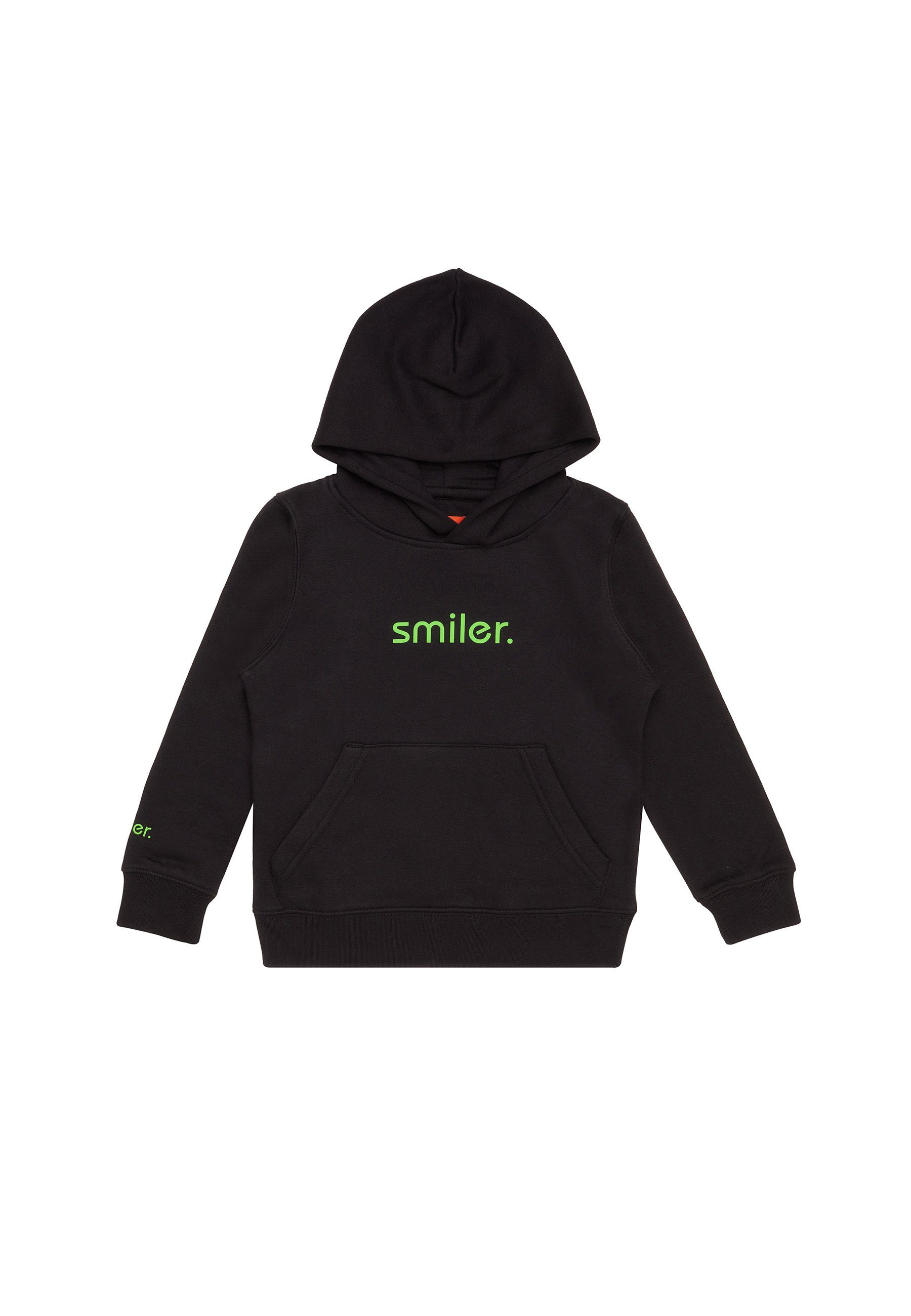 smiler. Kapuzensweatshirt mini-buddy. mit Label-Applikationen