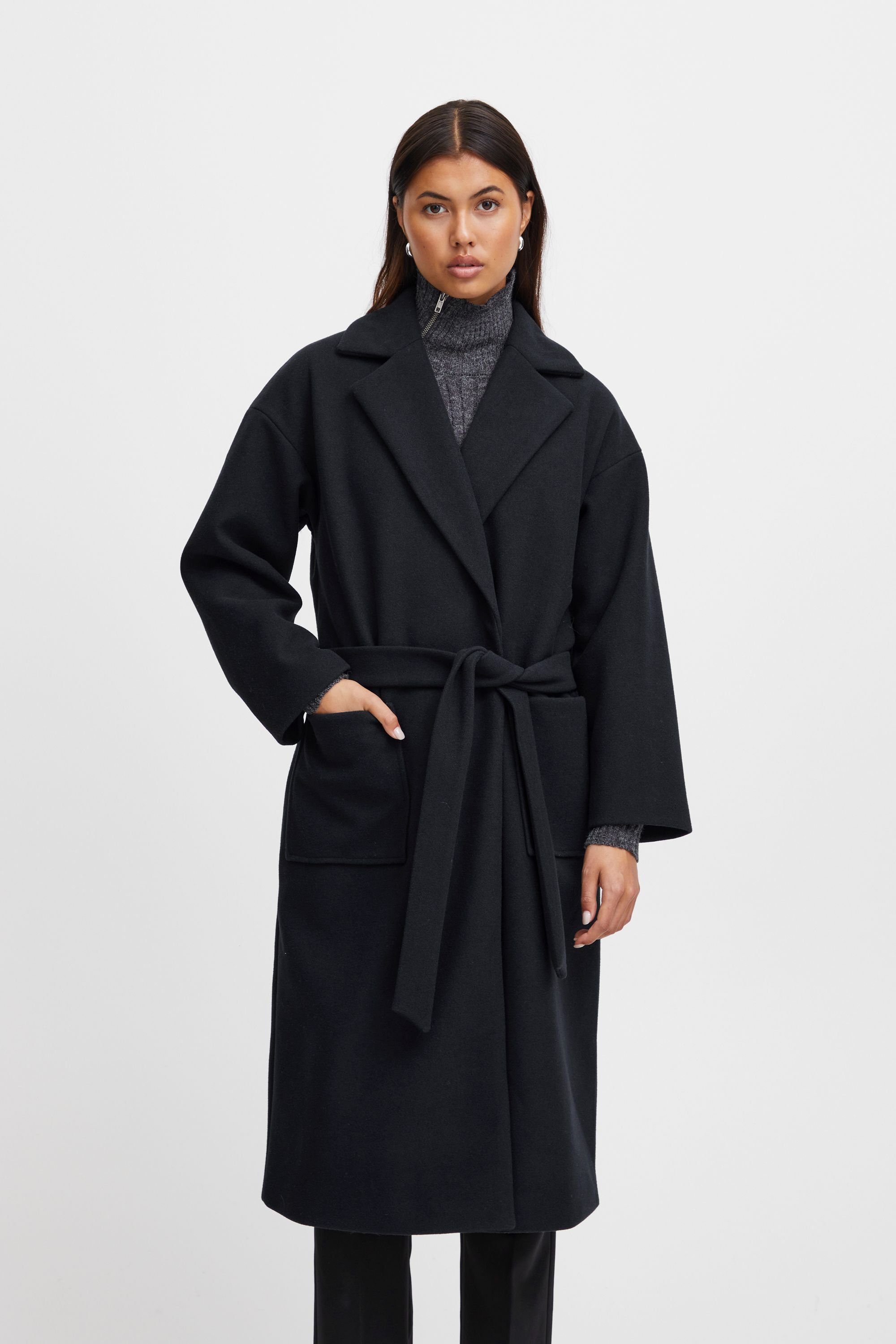 Ichi check deals padded coat