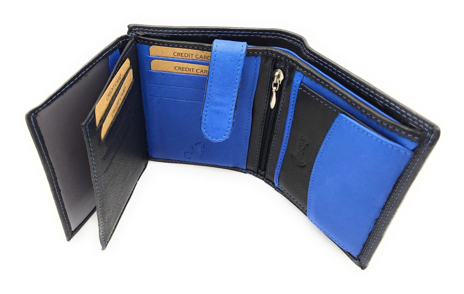 Geldbörse echt Leder Portemonnaie, mit RFID Schutz, Volllederausstattung