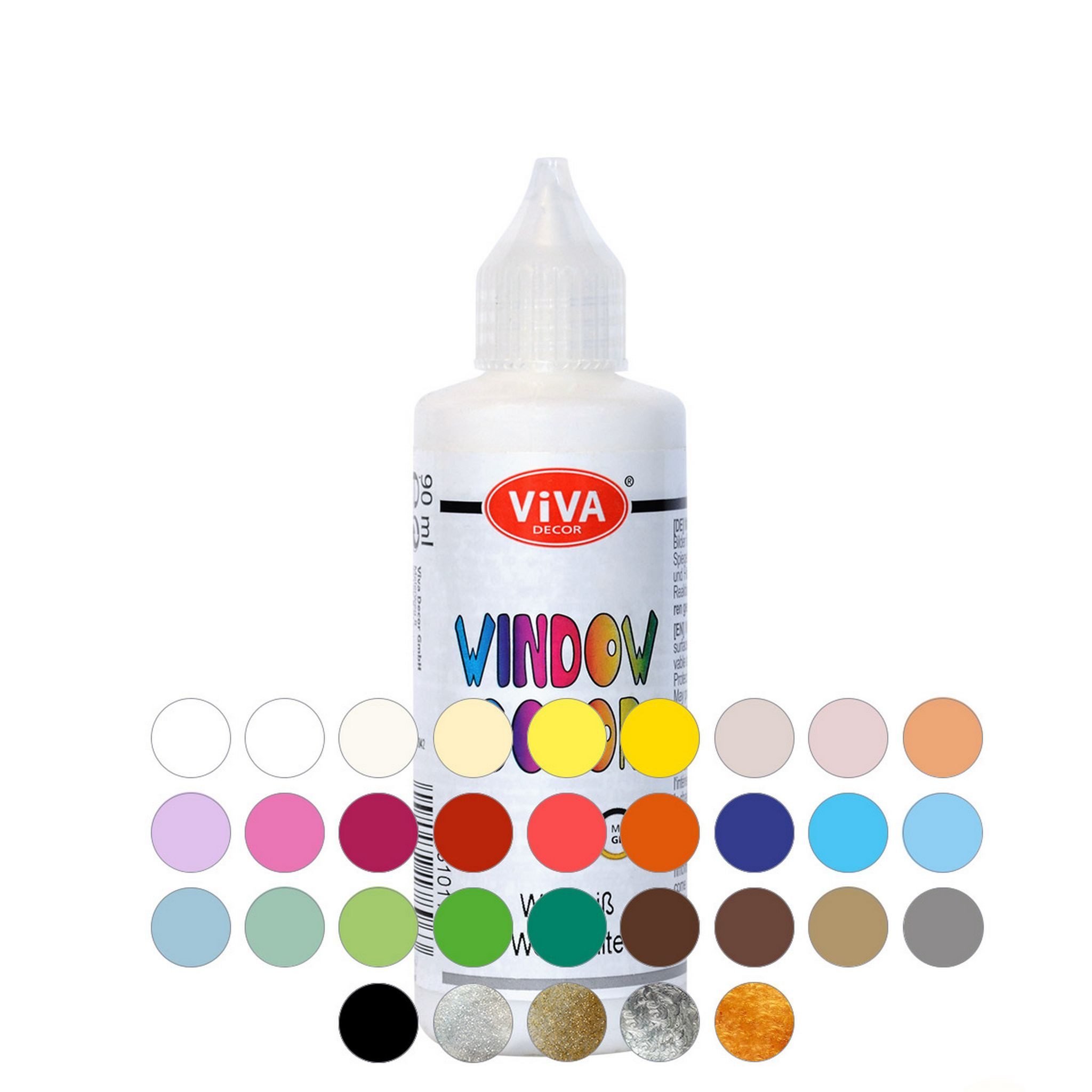 Viva Decor Fensterbild ViVA DECOR Window Color 80ml, Silber