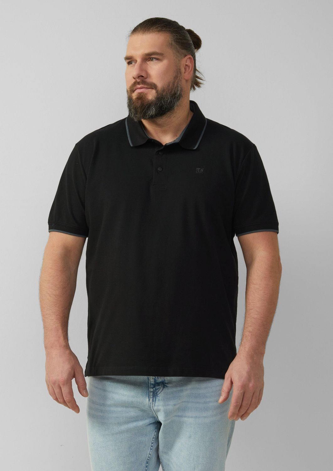 s.Oliver Poloshirt Big Size Kragen, Köpfe, Logo – Bild 3 von 5