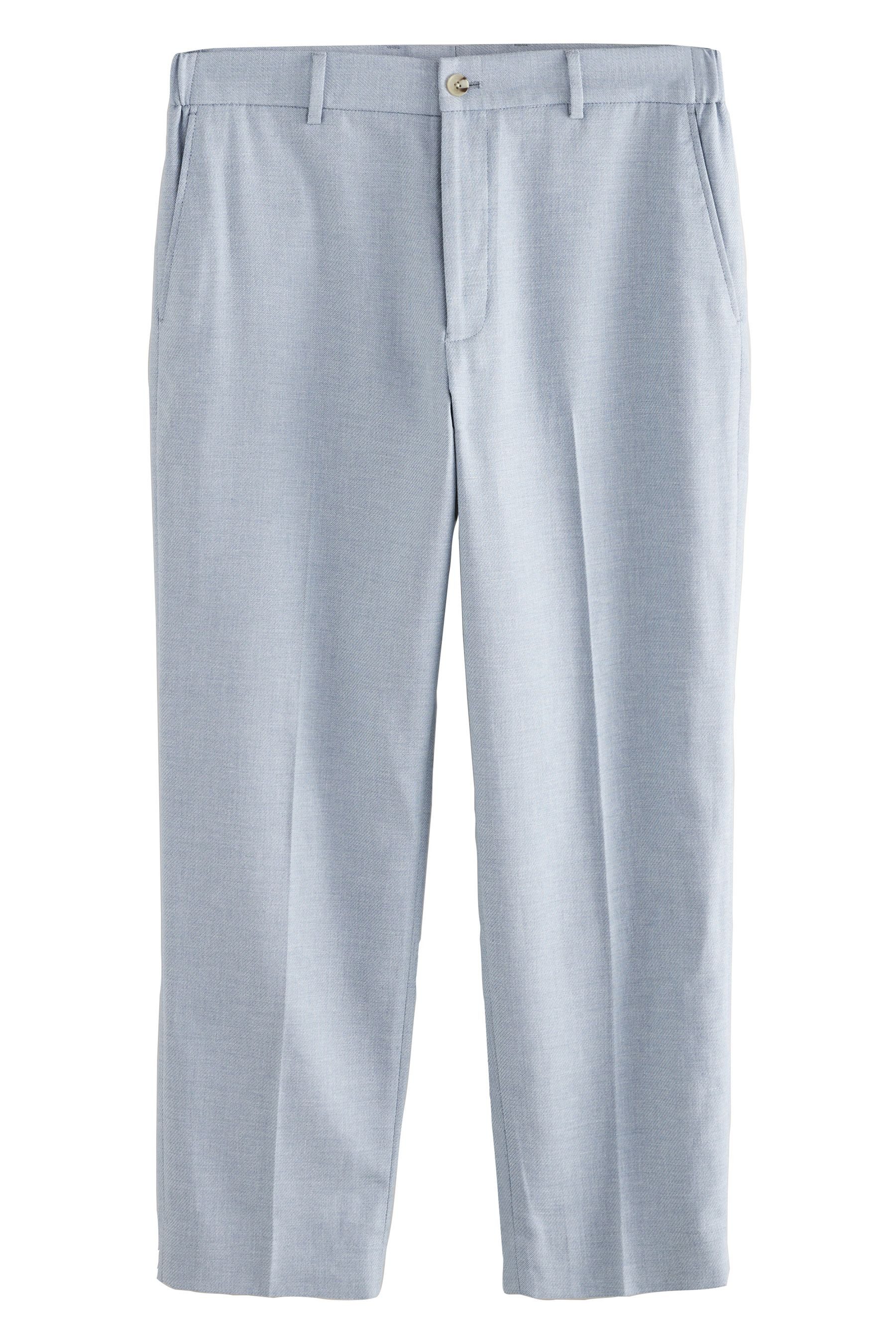 Next Anzughose Strukturierte Anzughose aus Leinengemisch (1-tlg) günstig online kaufen