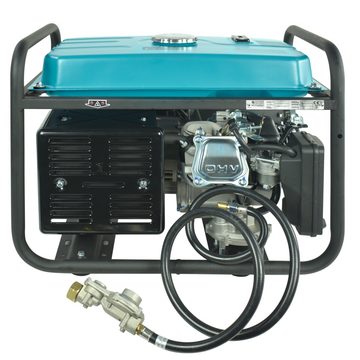 Könner & Söhnen Stromerzeuger KS 3000G, 3,00 in kW, (1-tlg., 4-Takt, Kupfer 2*16A), 230V Generator, für Kleinhaus, Garage oder Camping