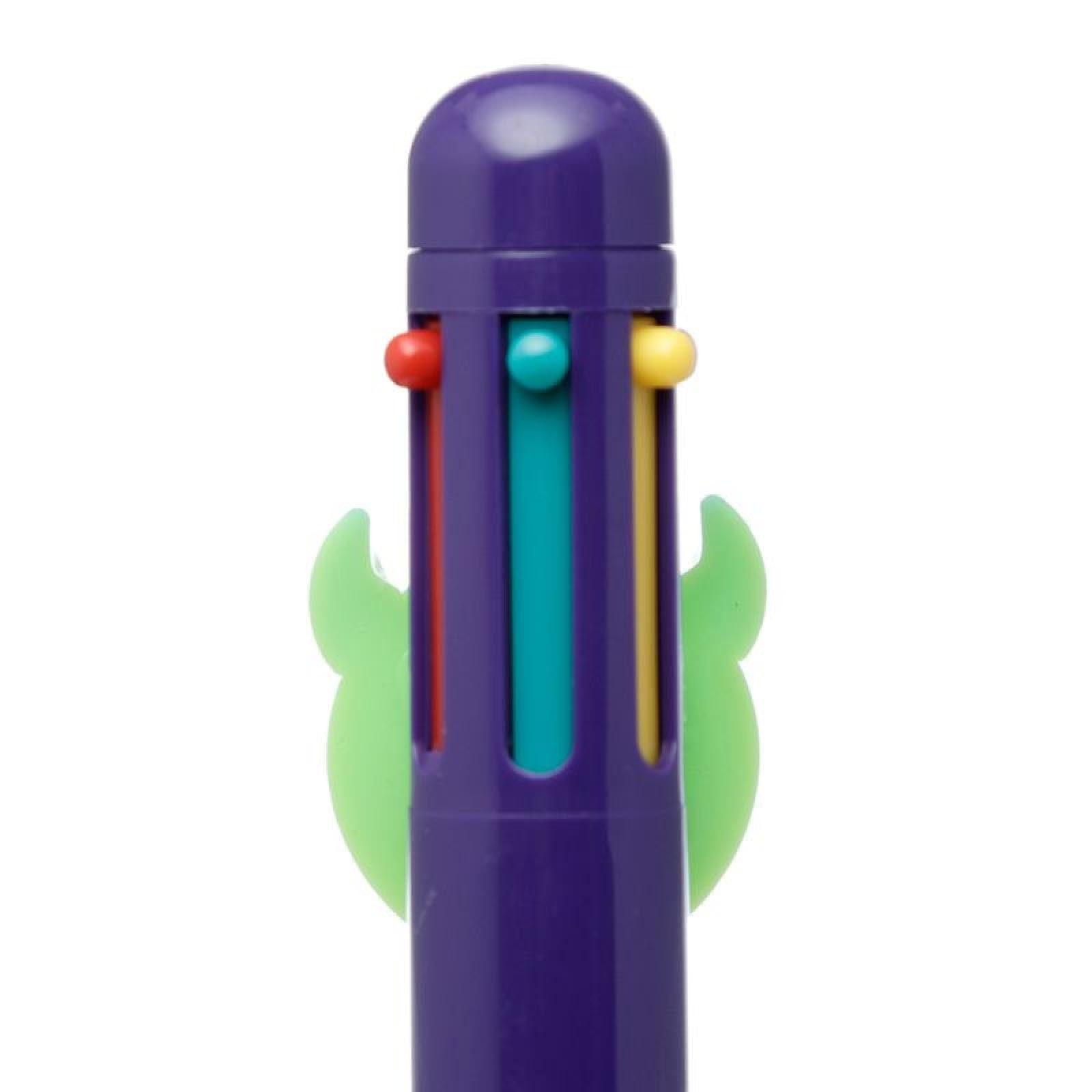 Monstarz (6 Farben) Mehrfarbiger (pro S Puckator mit Stift Monster Kugelschreiber Charm Topper