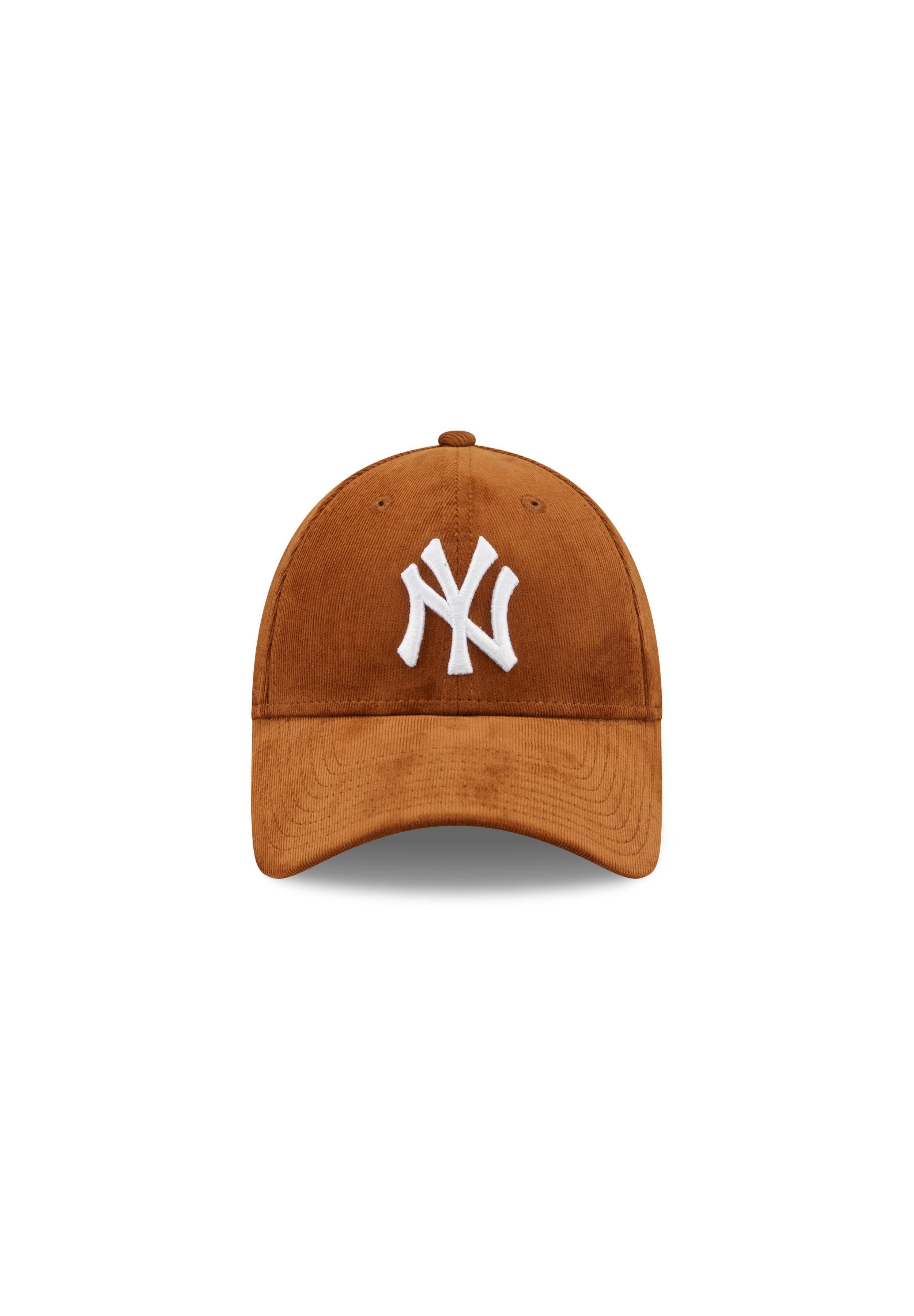 New Era Baseball Cap New York Yankees Wheat MLB Fashion Cord 9Forty Adjustable Women Cap Ne (1-St)