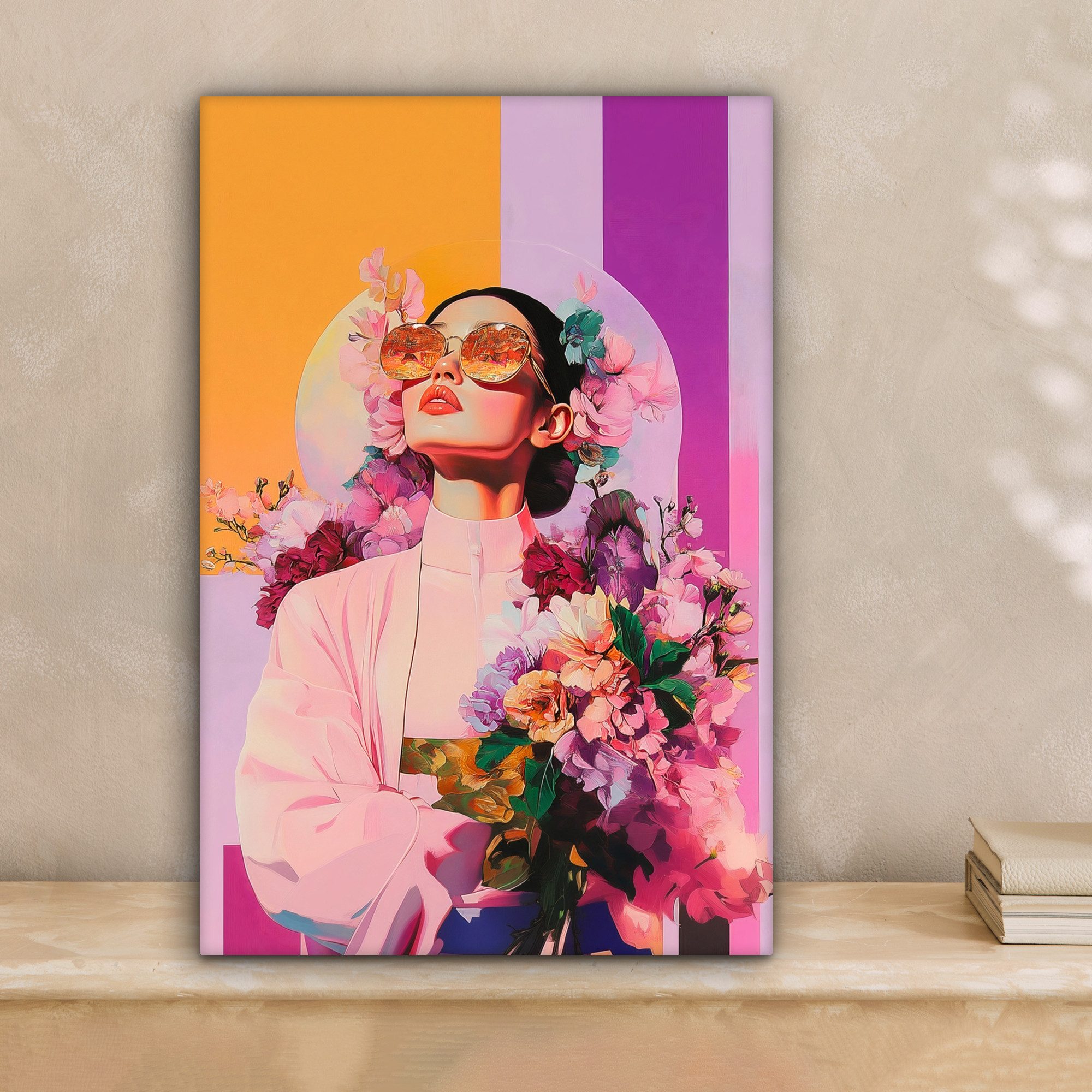 OneMillionCanvasses® Leinwandbild Porträt - Frau - günstig online kaufen