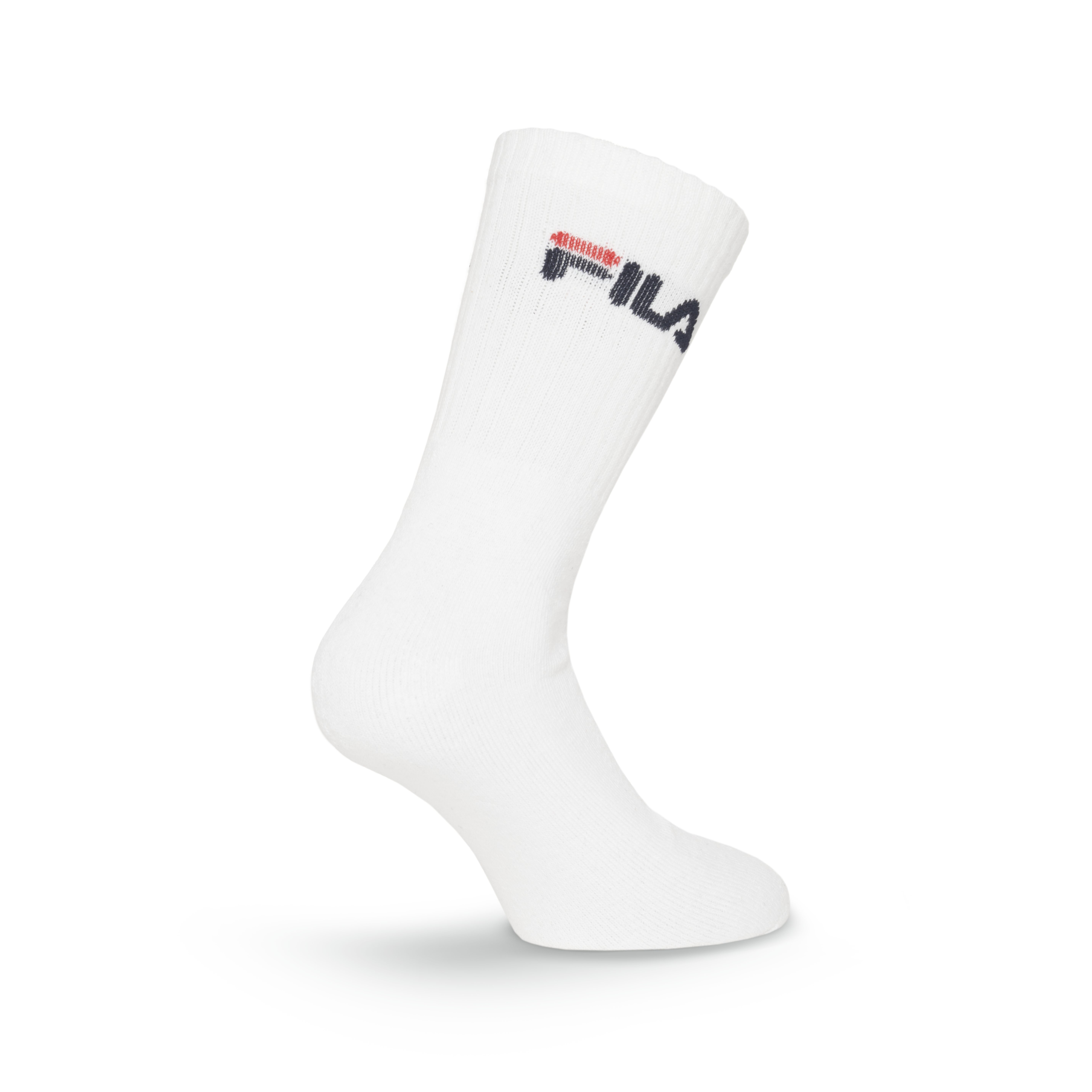 Fila Tennissocken UNISEX CREW TENNIS FULL TERRY SOCKS (6-Paar, 6 Paar) Sportsocken, flache Zehennaht