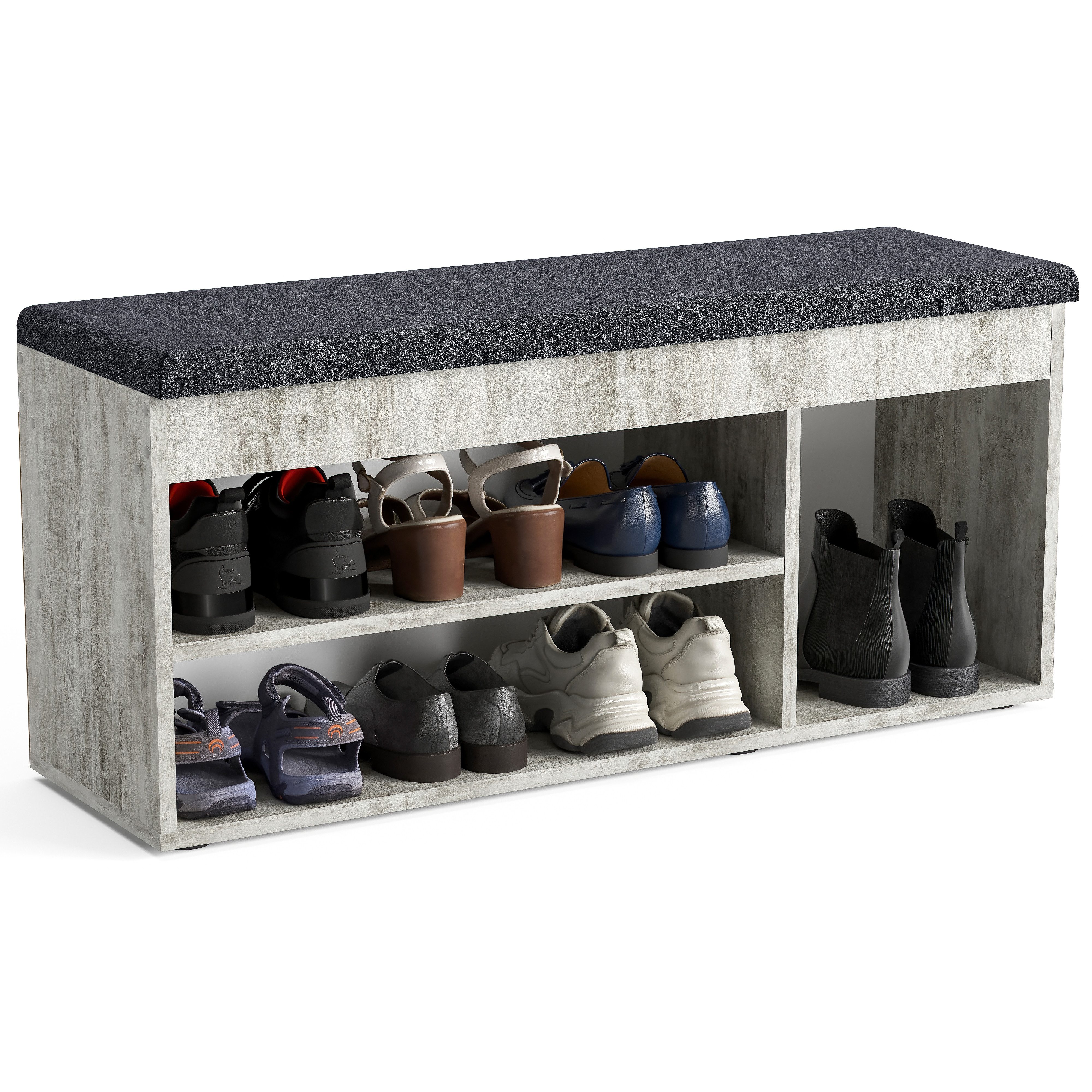 KOMTO Schuhbank Mit Sitzfläche Schuhregal Bank günstig online kaufen