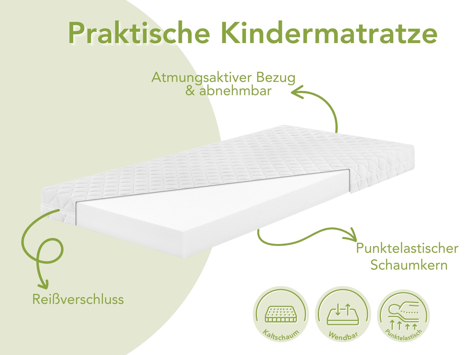 Kindermatratze Ergo Kids Babymatratze in 60x120 günstig online kaufen