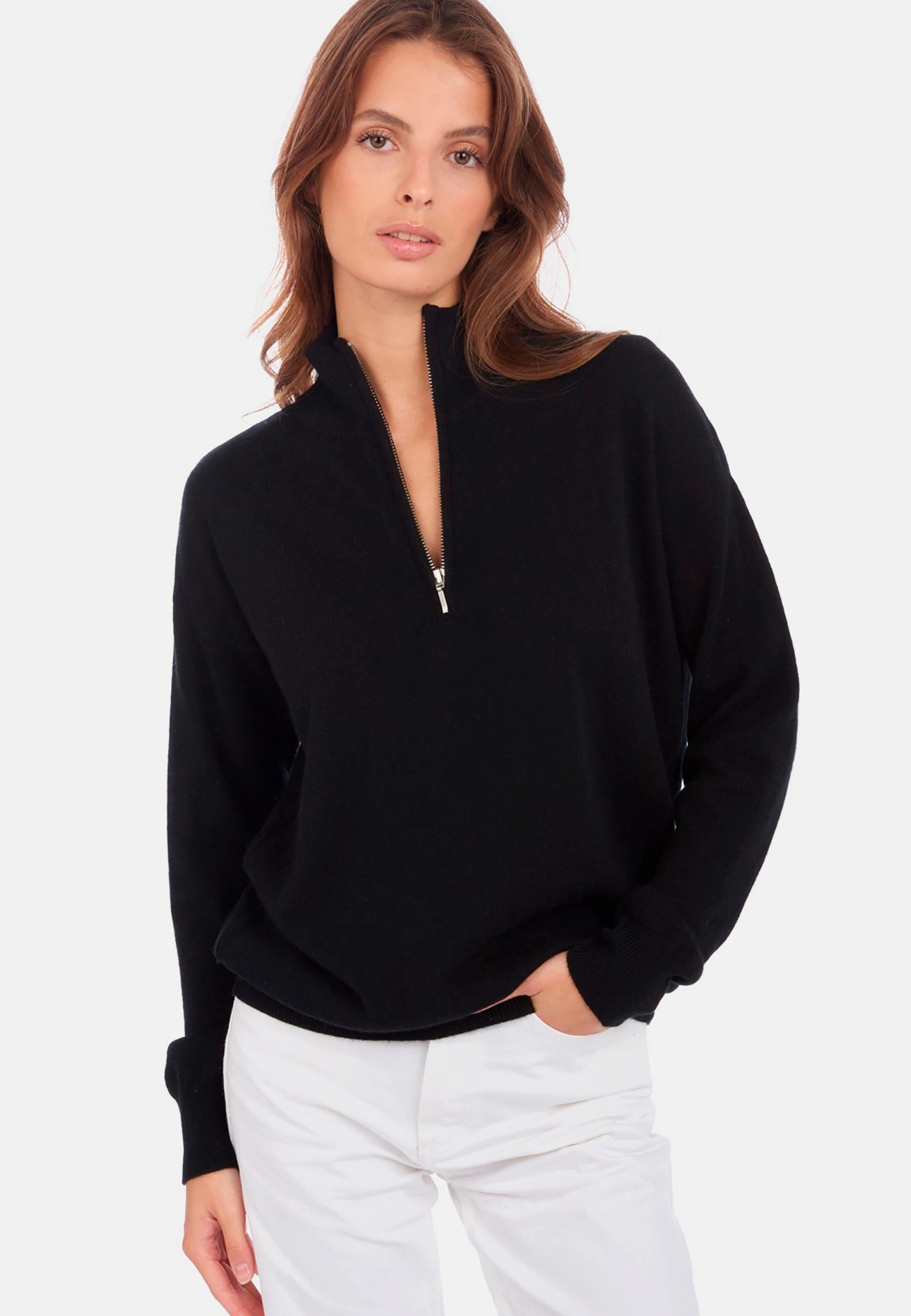 Mahogany Kaschmirpullover Johannisbeere