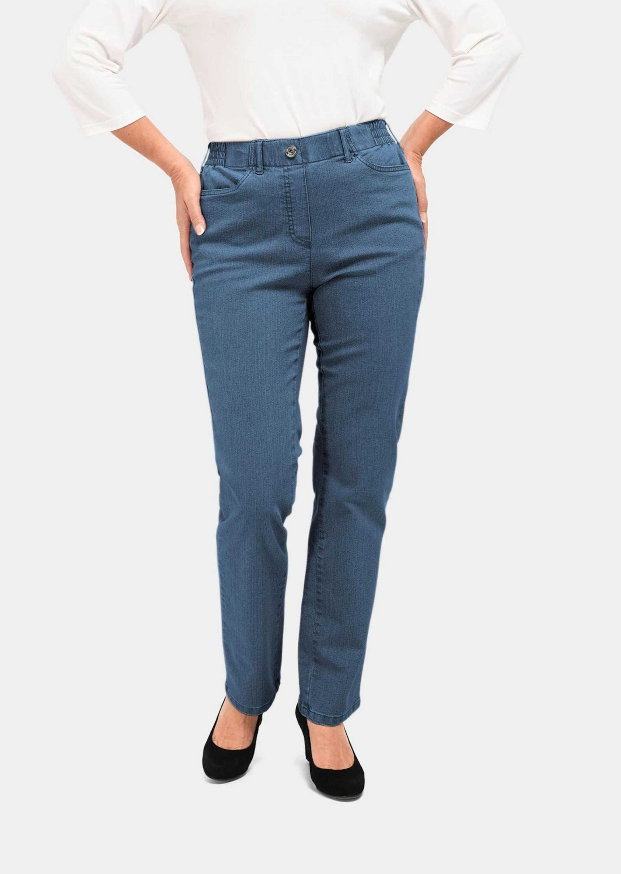 Bequeme Jeans Bequeme Jeansschlupfhose mit Dehnbund
