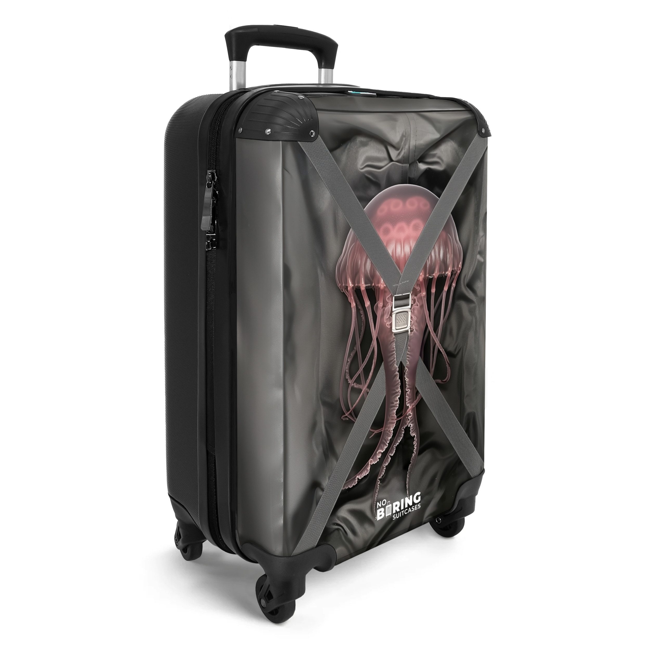 NoBoringSuitcases.com© Hartschalen-Trolley Quallen auf dem Vormarsch günstig online kaufen