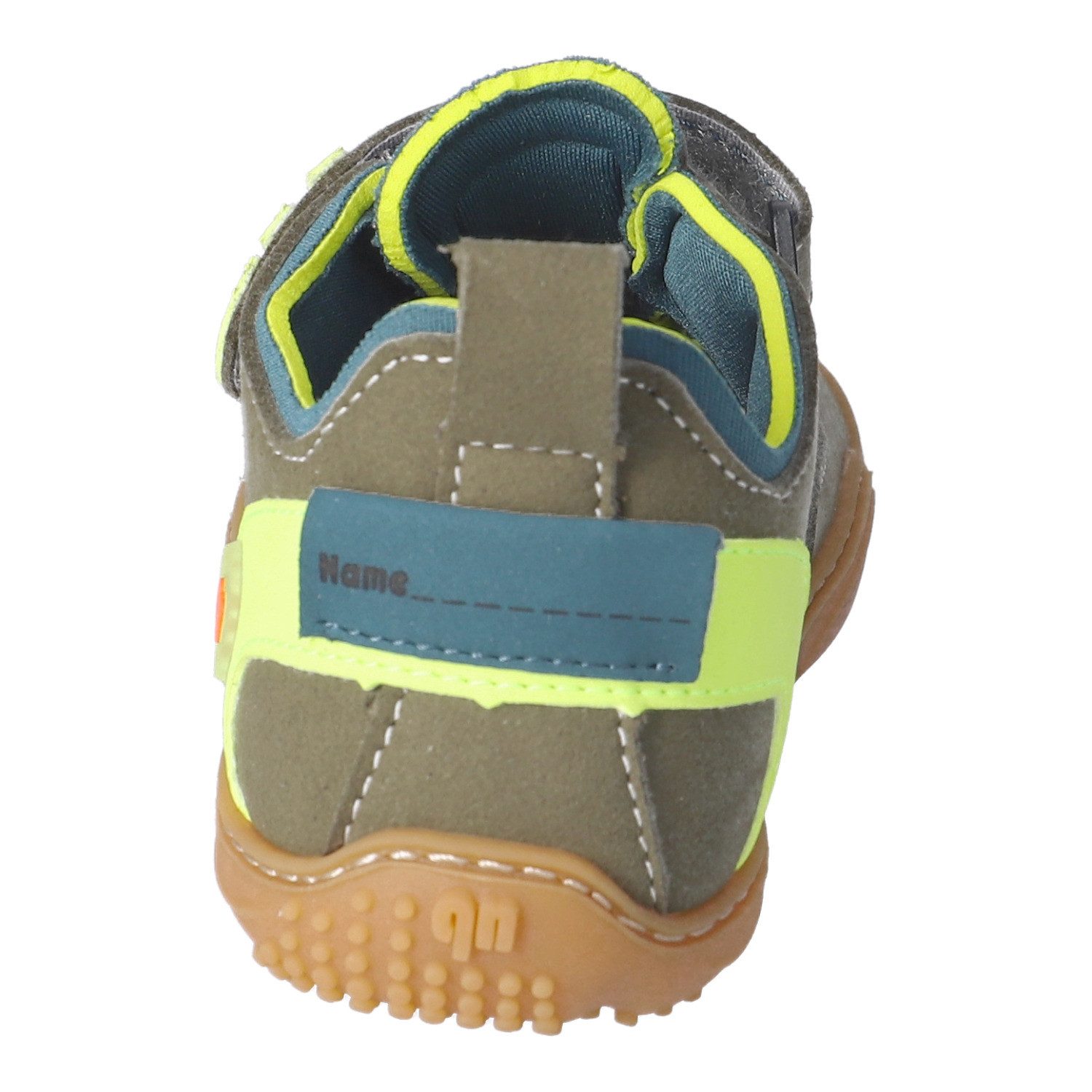 qnuffs Lerche Barfußschuh Sneaker, Halbschuh, Sneaker mit Namenschild an der Ferse