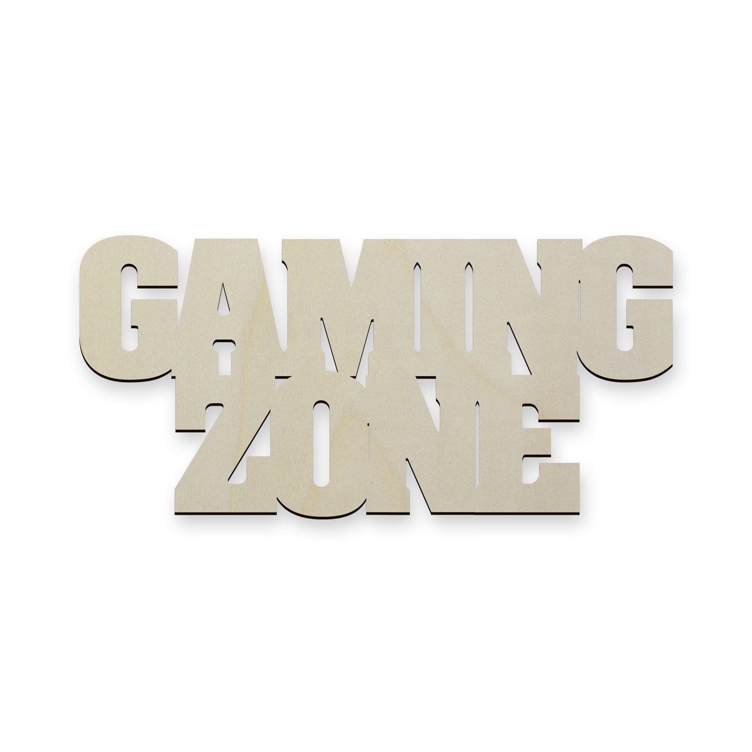 Namofactur LED Dekolicht Gaming Zone - Gamer Licht Wanddeko mit RGB Farbwechsel, LED fest integriert, RGB Farbwechsel, Wanddekoobjekt USB Wohnzimmer Leuchte mit Fernbedienung