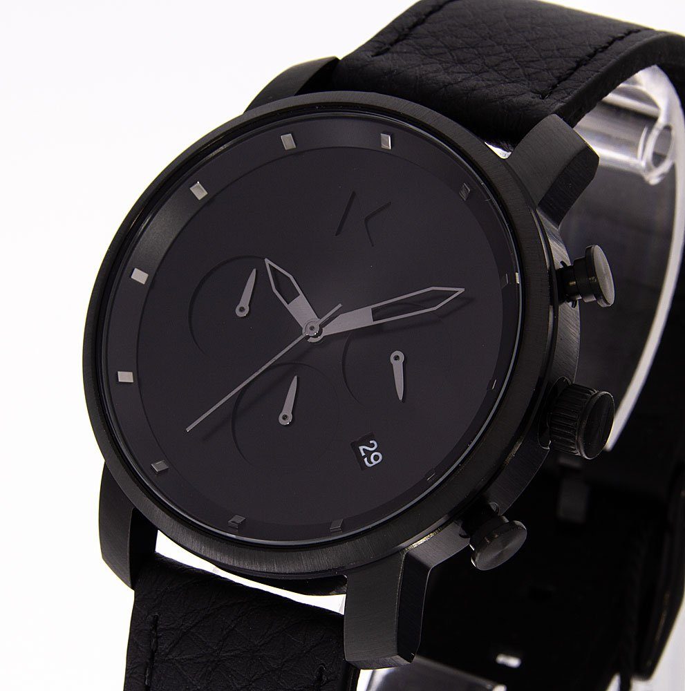 MVMT Chronograph MVMT Herrenuhr Chrono MC02-BLBL