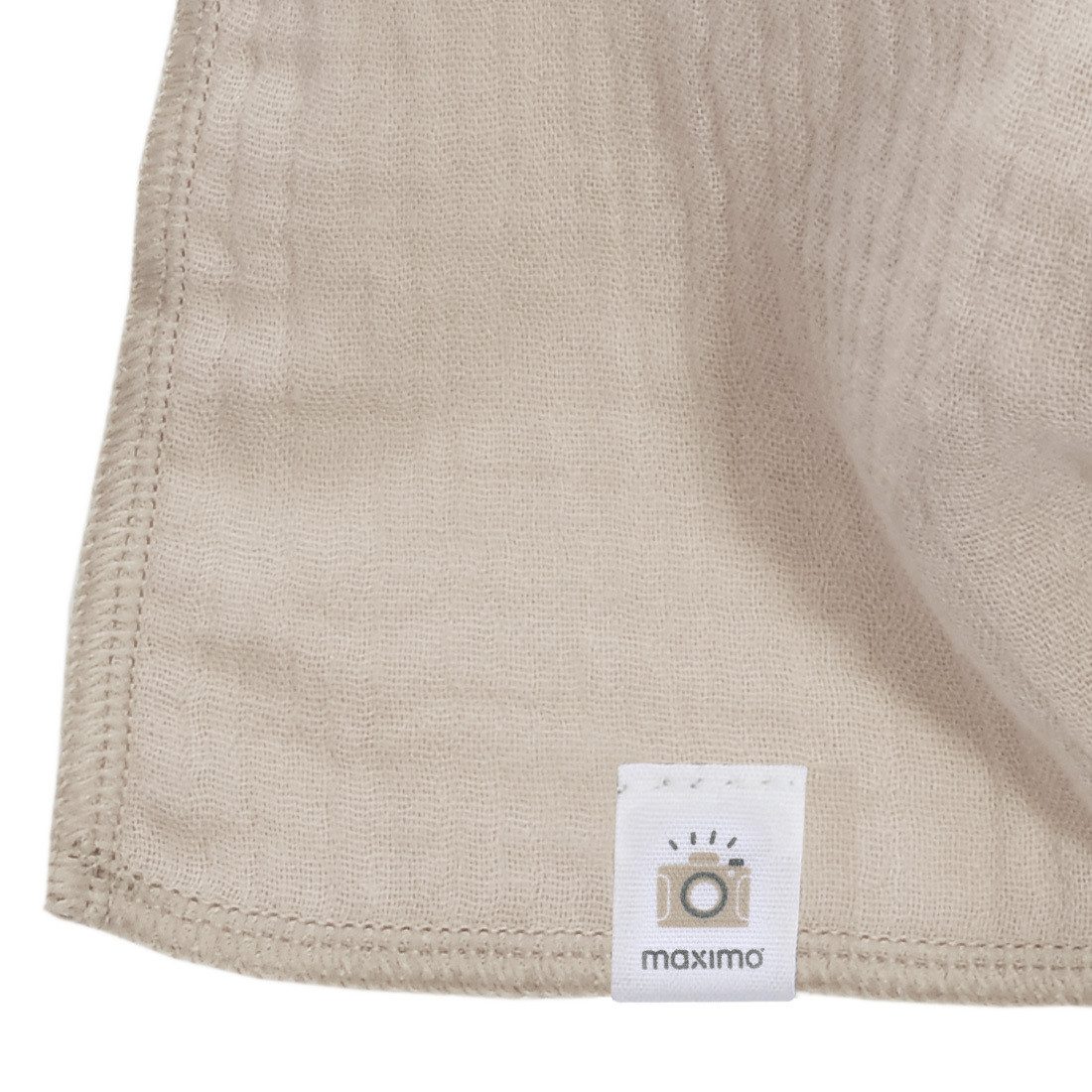 MAXIMO Halstuch GOTS-Dreiecktuch, Doppelpack Musselin, (1-St), Musselin