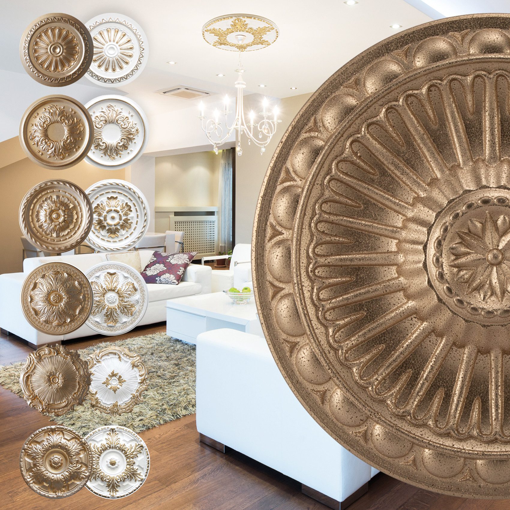 marbet design Wanddekoobjekt R-16 Super Gold günstig online kaufen