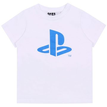 Sarcia.eu Schlafanzug 2x Weiß-schwarzes Pyjama/Schlafanzug für Jungen Playstation 5-6 Jahre