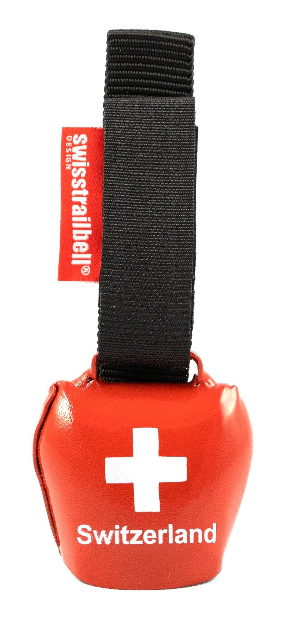 swisstrailbell Fahrradklingel Edition Switzerland, schwarzes Band, Trailbell, Bear Bell