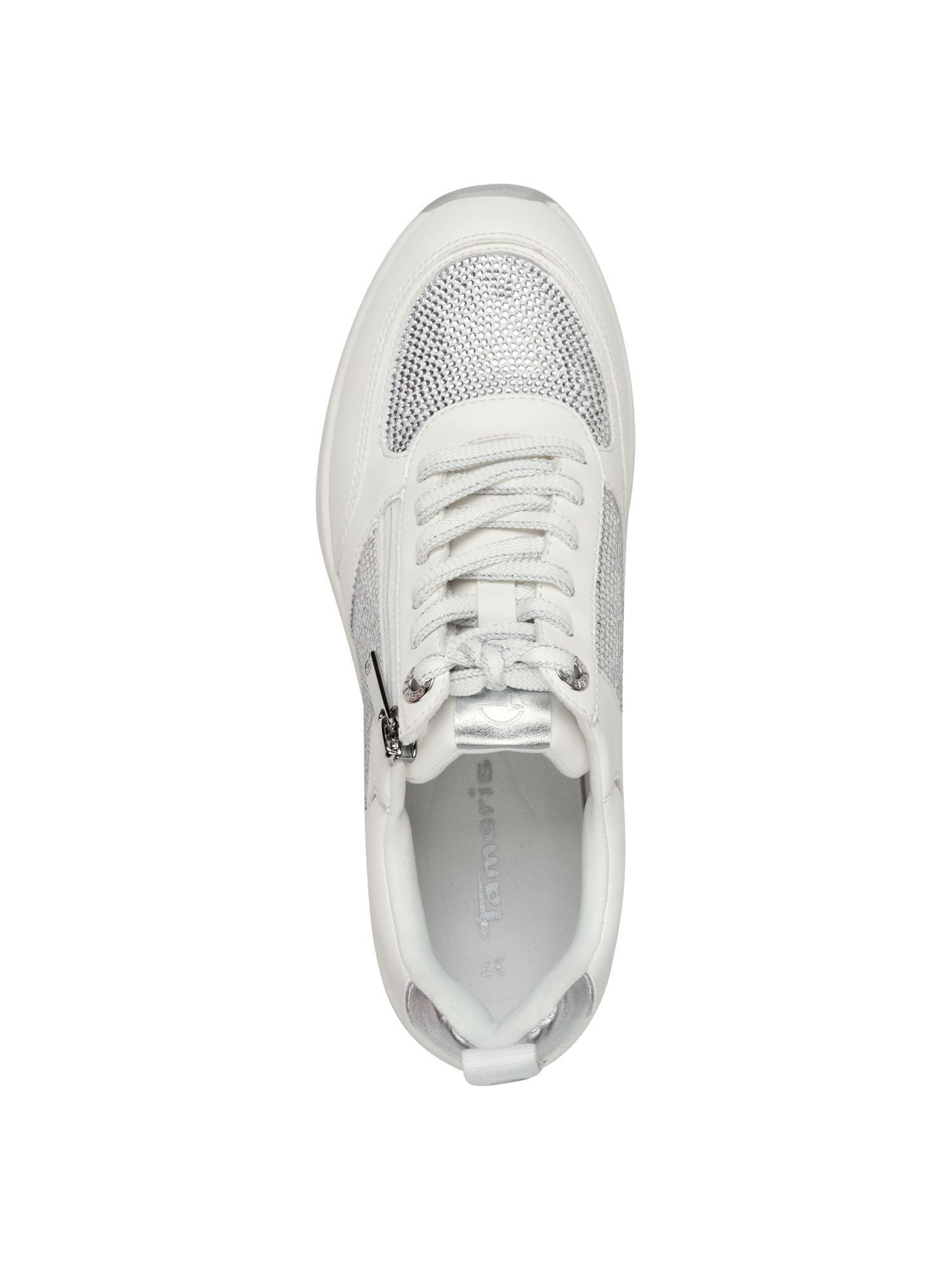 Tamaris Removable Sock mit Schnürsenkel Keilabsatz Sneaker Removable Sock