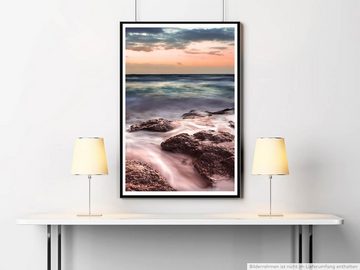 Sinus Art Poster Landschaftsfotografie 60x90cm Poster Sonnenaufgang bei Palermo Italien