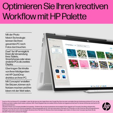 HP 14-ek1274ng Convertible Notebook (35,6 cm/14 Zoll, Intel Core i7 1355U, Iris Xe Graphics, 512 GB SSD)