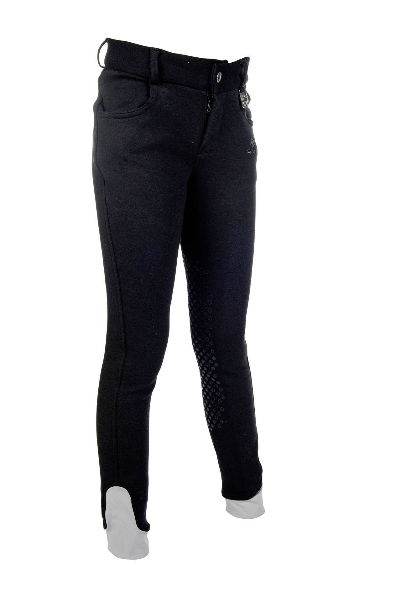 Reiterhose HKM Reithose -Kids Easy- Silikon-Kniebesatz
