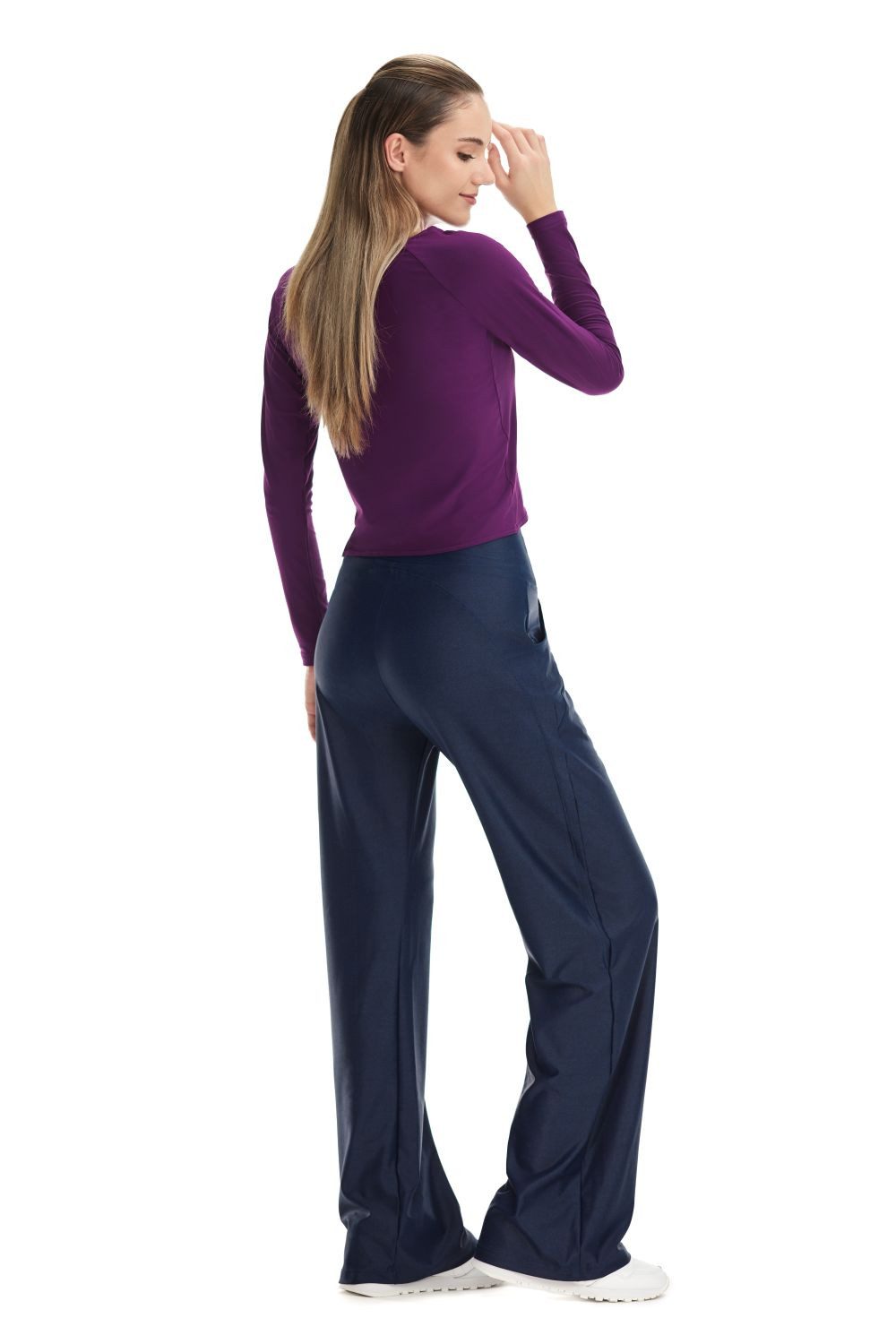 Winshape Langarmshirt Cropped Functional Light and Soft Overlap-Applikation