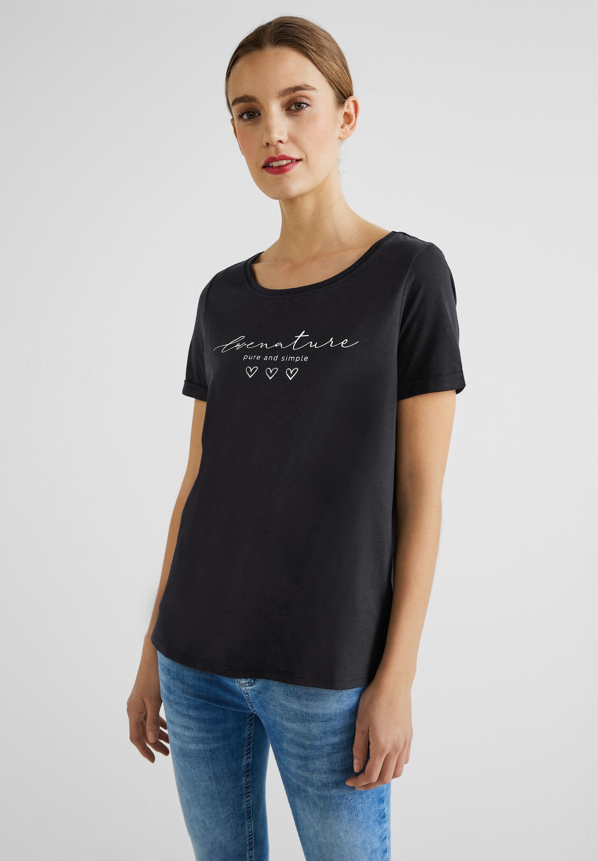 Unifarbe STREET T-Shirt ONE Black in