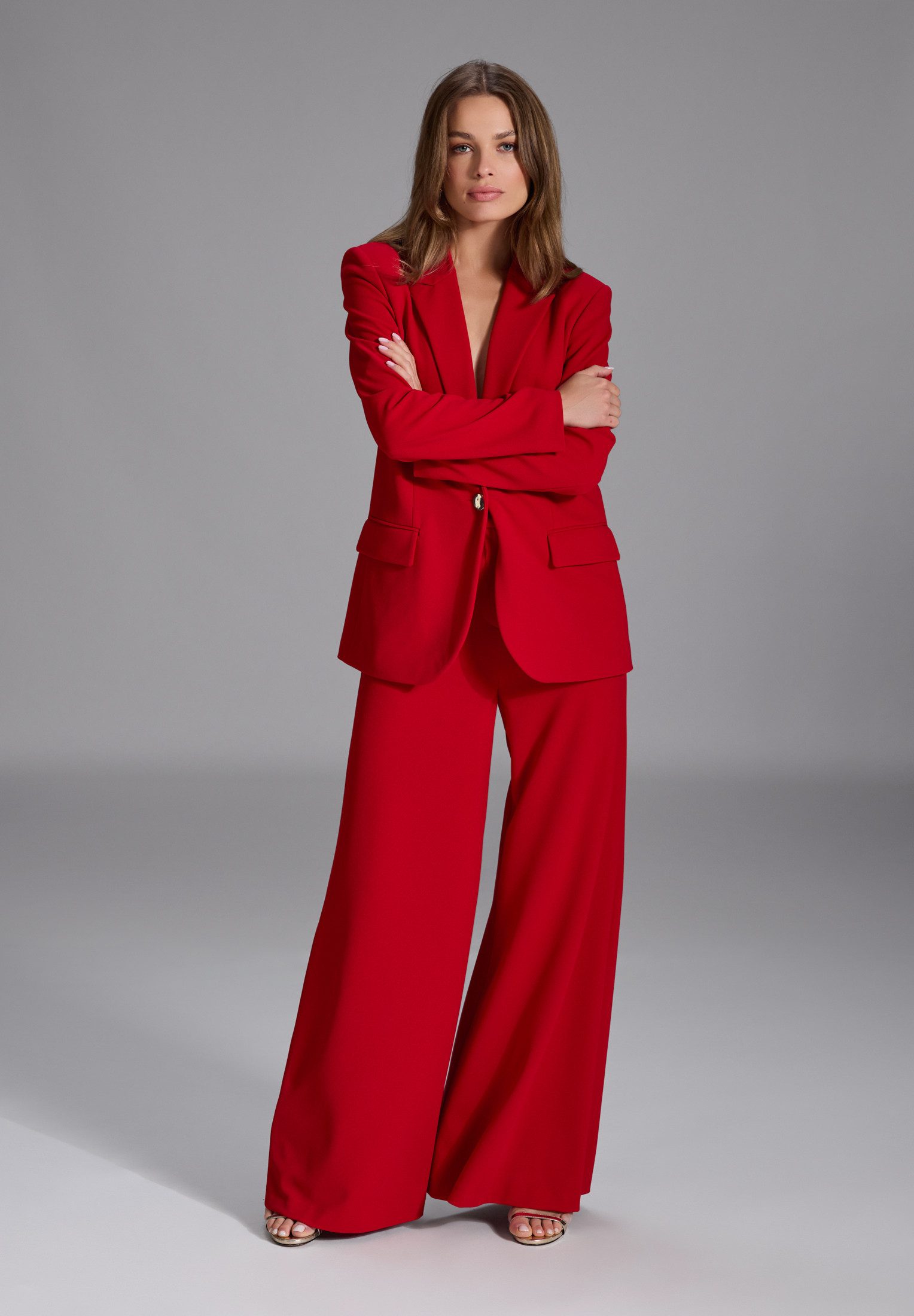 SWING Jackenblazer - Oversized Blazer aus Crepe Jersey Taillierte Passform günstig online kaufen