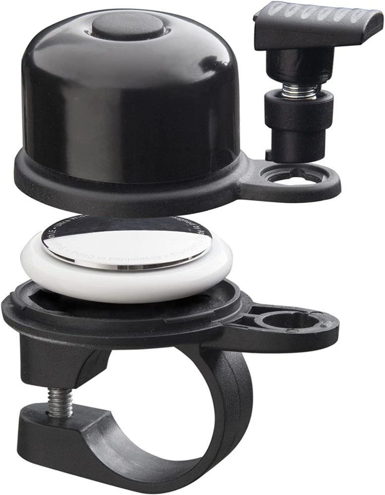 Messingschlager Fahrradklingel AirBell, mit AirTag-Fach, LenkerØ 22.2mm
