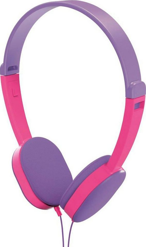 Hama Kinderkopfhörer Kids, Lila/Pink On Ear, Stereo, 3,5 mm Klinke  Kinder-Kopfhörer