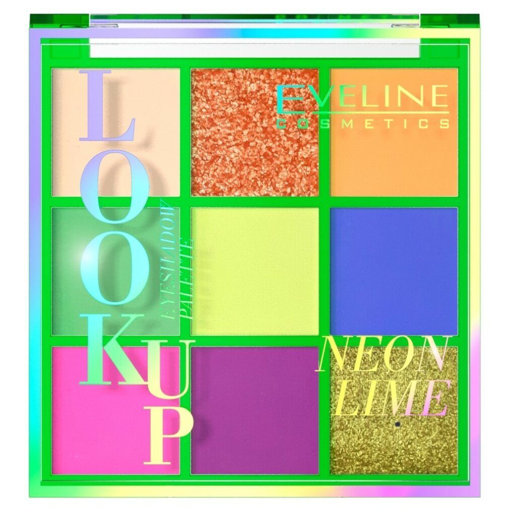 Eveline Cosmetics Тіні для повік Look Up Neon Lime paleta 9 cieni do powiek 10,8g