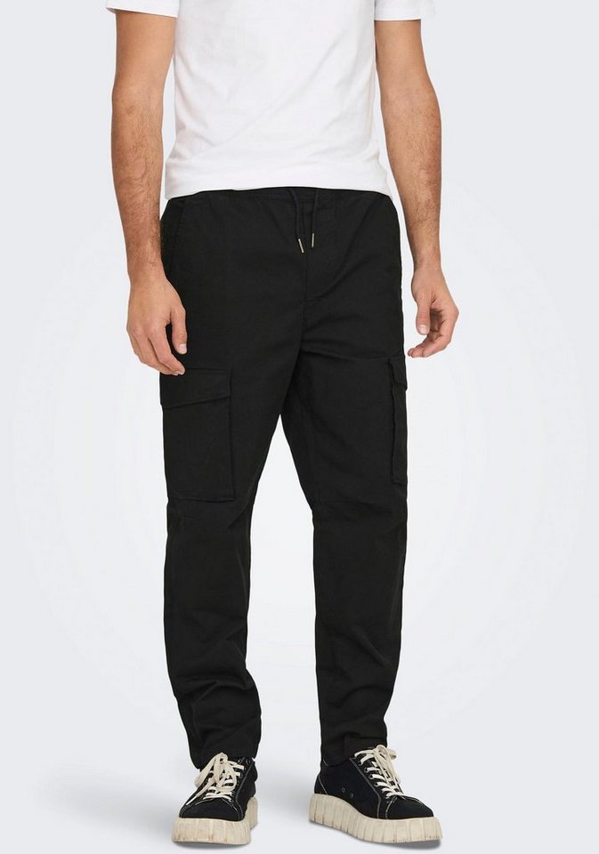 ONLY & SONS Cargohose ONSELL TAPERED CARGO 4485, Angenehmer Tragekomfort  durch Baumwollmix