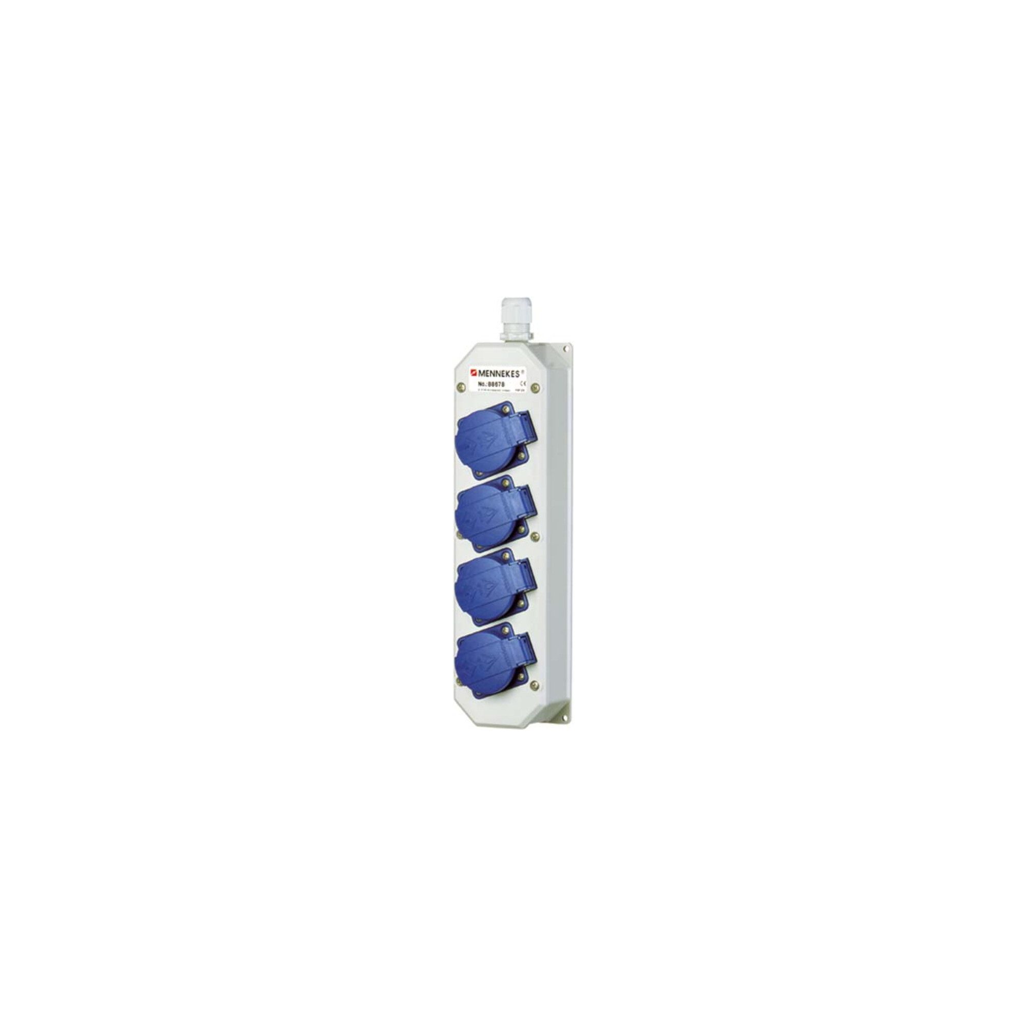 Mennekes Stromverteiler Mennekes Steckdosenleiste TL 4xSchuko,30Gr.schräg 88678