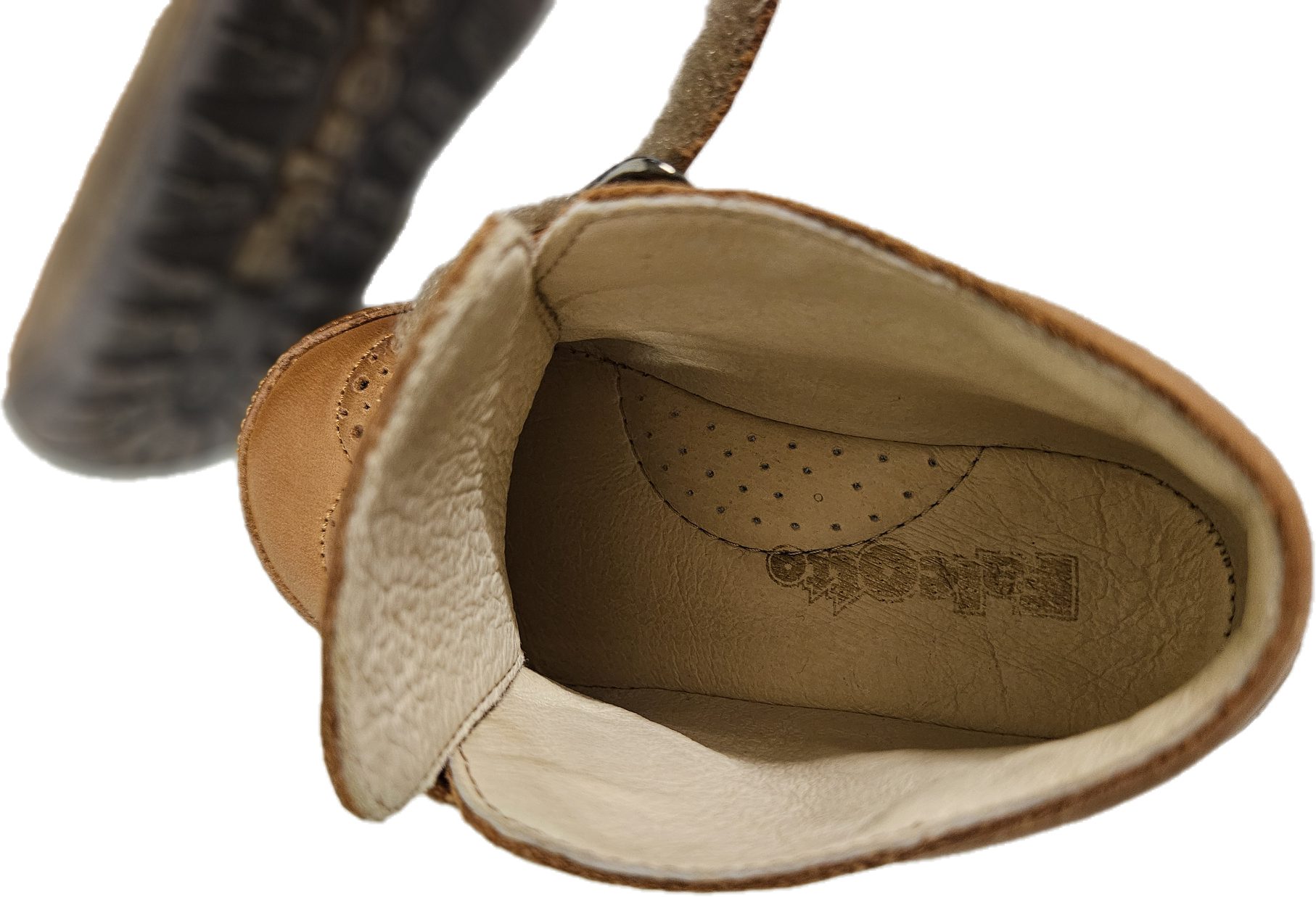 Naturino FALCOTTO Schnürschuh Sneaker Kinderschuh Lederschuh cognac Lauflernschuh aus echtem Leder