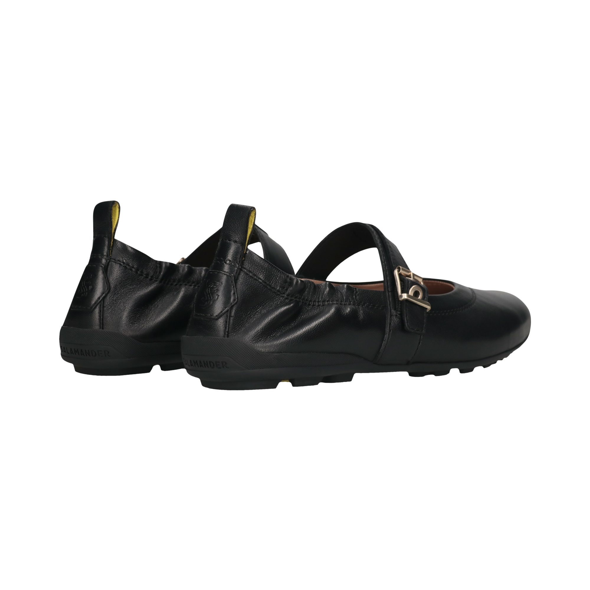 Salamander Ballerina Halbschuh mit Klettverschluss mit aufgesetztem Riemchen