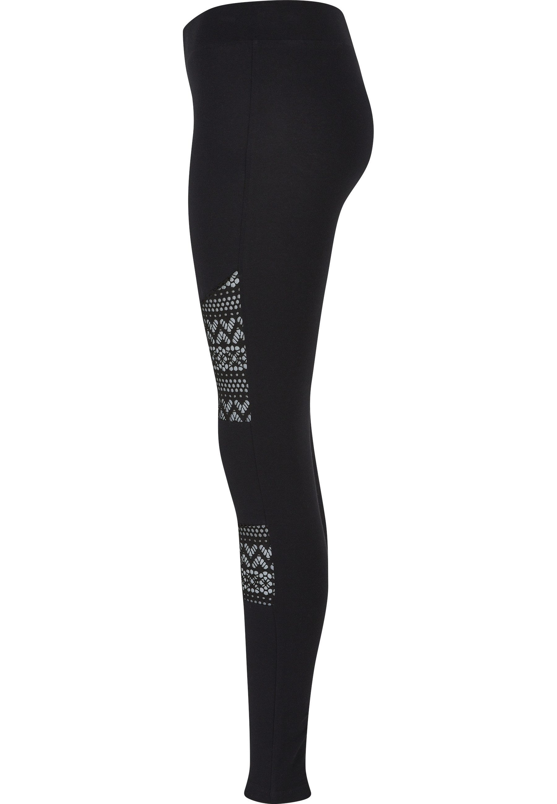 Leggings Urban Classics Damen Ladies Crochet Lace Inset Leggings