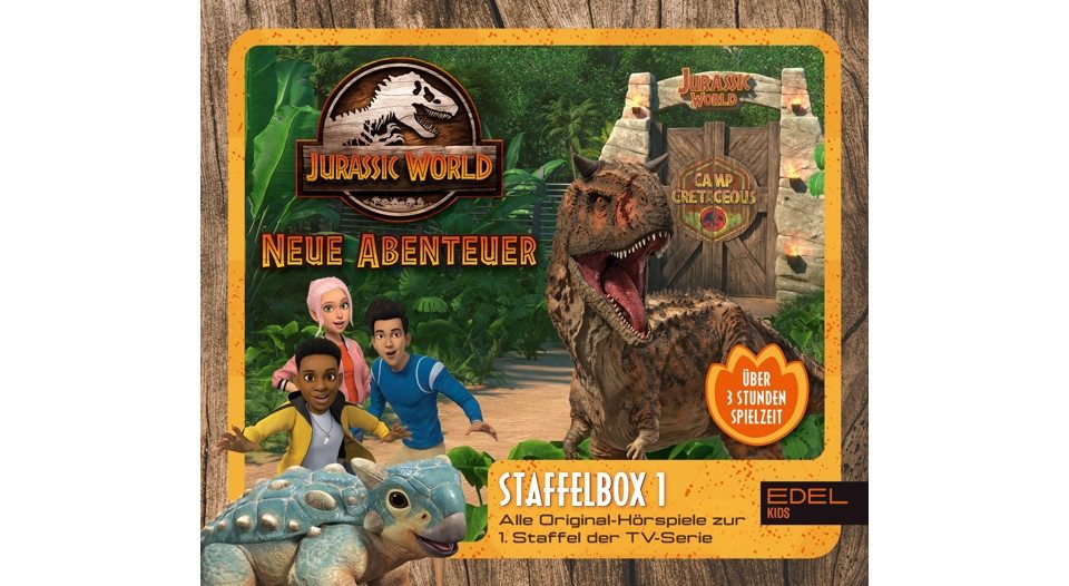 Hörspiel-CD Jurassic World - Neue Abenteuer Staffelbox 1 (F.1-3)