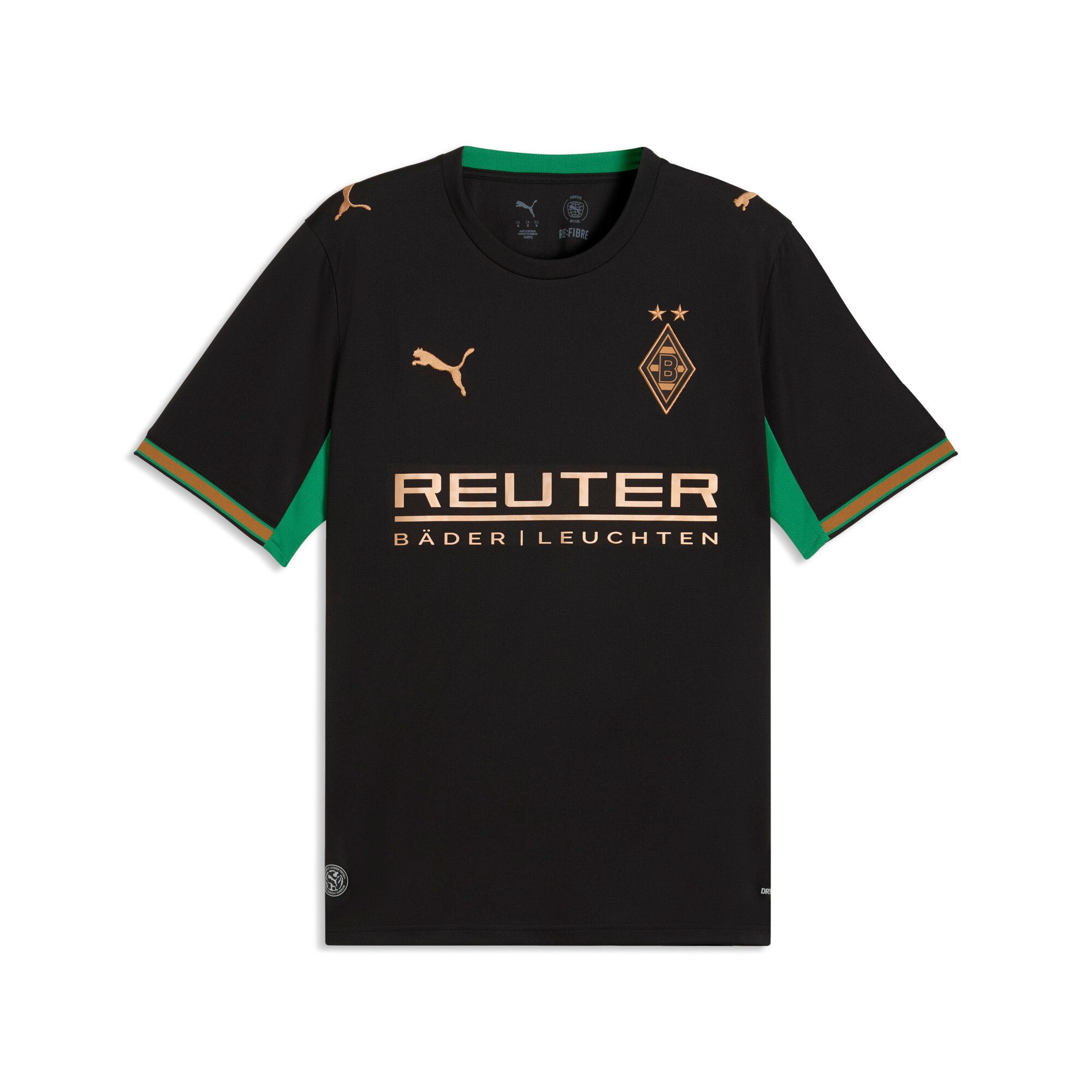 PUMA Fußballtrikot BMG AWAY JERSEY REPLICA mit DryCELL-Technologie, atmungsaktiv, mit Rundhalsausschnitt