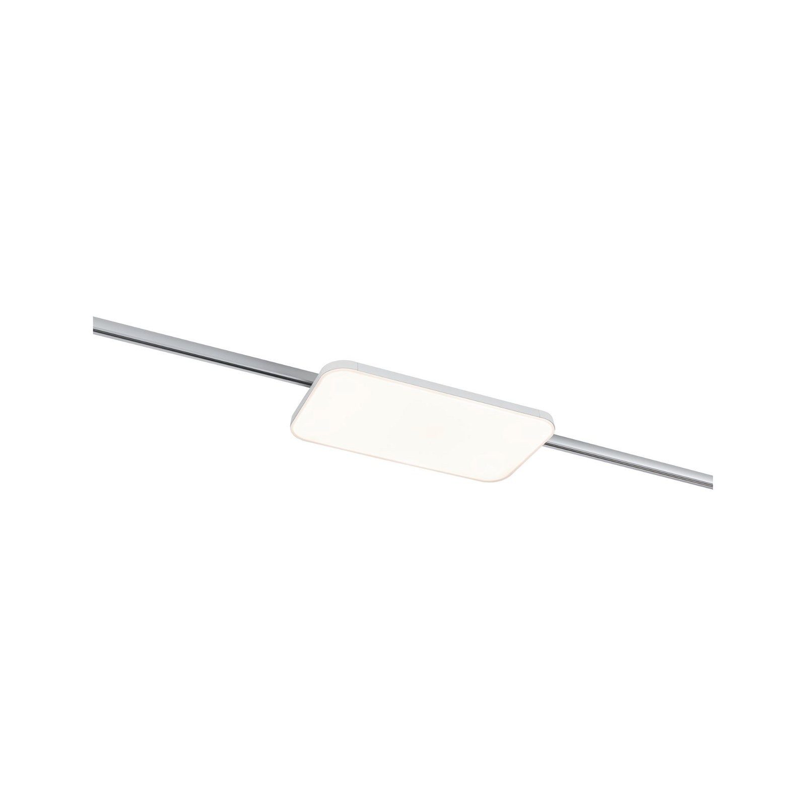 Paulmann Schienensystem-Leuchten URail Panel Campo 1541,7lm 15,5W 3000K dimmbar 230V Weiß, LED fest integriert, Warmweiß