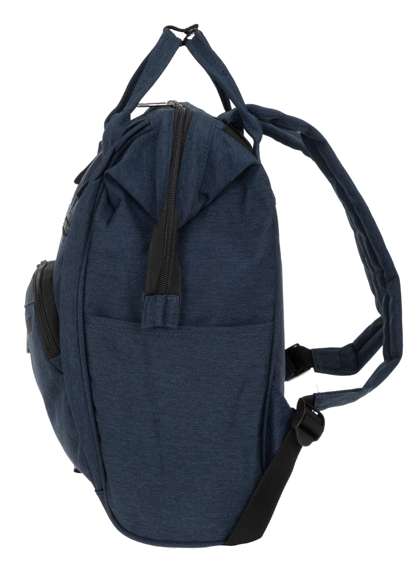 ELEPHANT Cityrucksack Finn 12830 Damenrucksack Rucksack, A4 Damen Handtasche Daypack Klappöffnung + Schlüsselbörse
